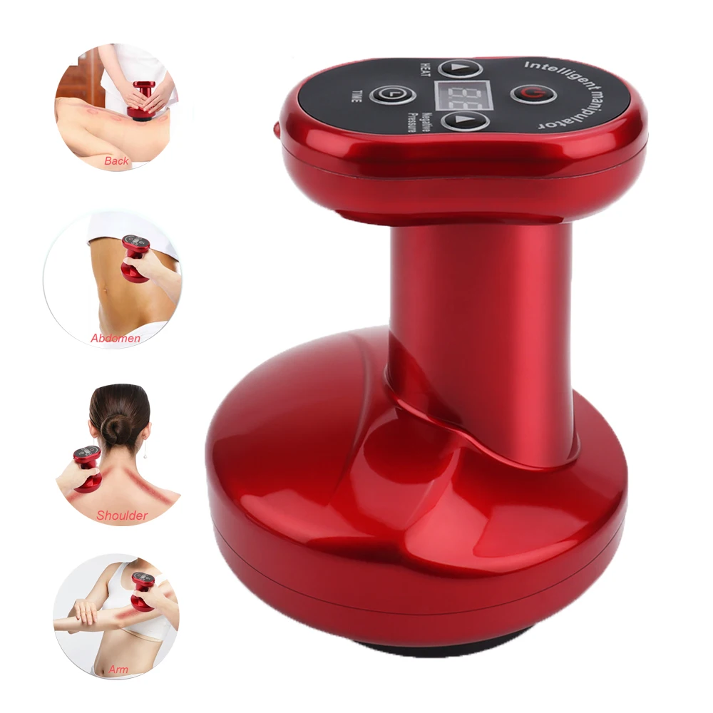 

Electric Cupping Massager Vacuum Suction Cups Body Slimming Massage Gua Sha Scraping Heat Massage Fat Burning Magnet Therapy cup