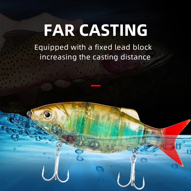 Bearking-Fishing Lure Bait рыболовные воблеры Swimbait воблер с 2 прочными крючками Trebel горячая