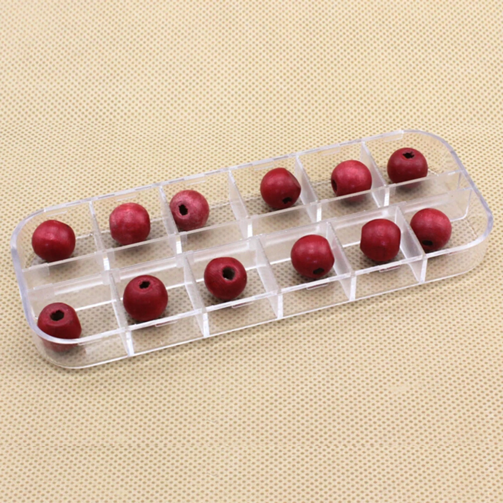 Пластиковый Органайзер с 12 ячейками отделение для цветов товары дизайна ногтей