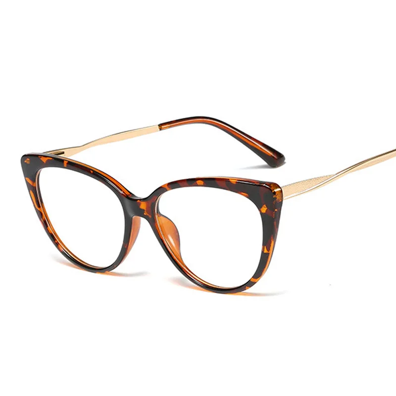 Оптические очки JASPEER плоские зеркальные женские металлические прозрачные оправа