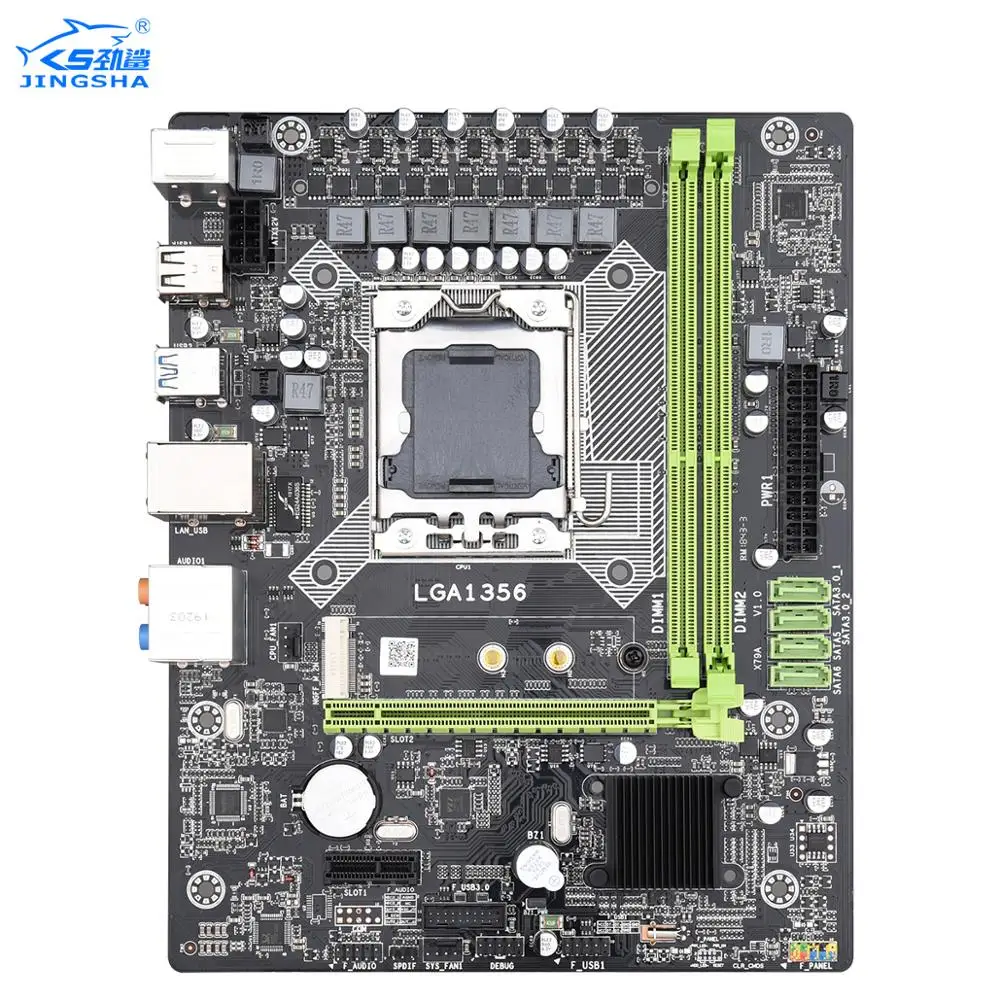 X79 LGA 1356 материнская плата LGA1356 x79A USB3.0 M.2 поддерживает процессоры Intel Ксеон E5-2400 процессоров серии