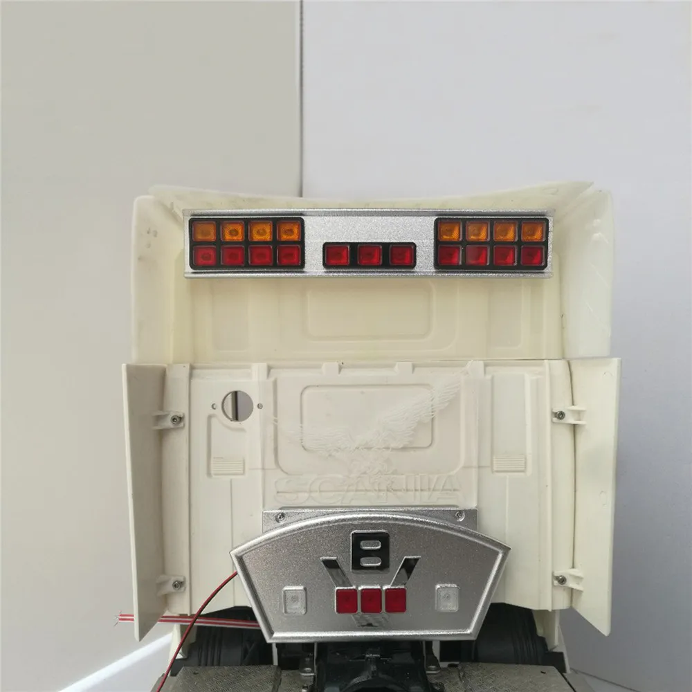 Автомобильный задний светильник с пряжкой светодиодный корпус автомобиля для 1/14