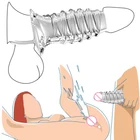 Увеличивающее мужское кольцо для пениса, увеличитель, задержка эякуляции, секс-игрушки для мужчин, эротические аксессуары, взрослые секс-игрушки для мужчин, без вибратора
