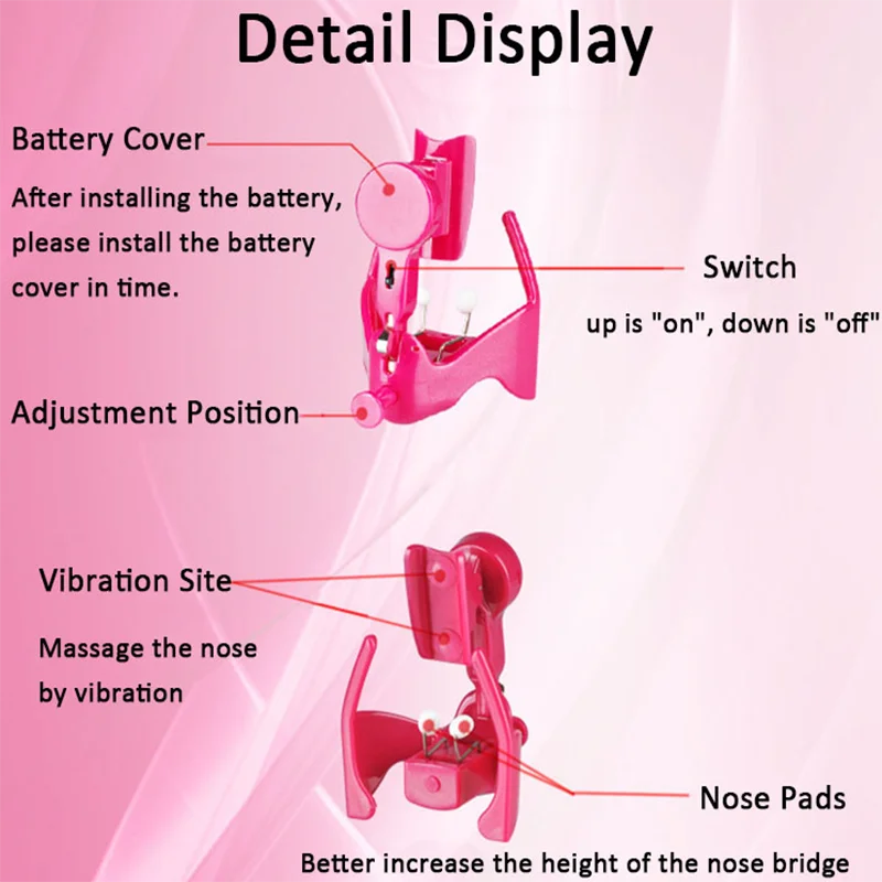 Профессиональное электрическое устройство для коррекции формы носа подъема