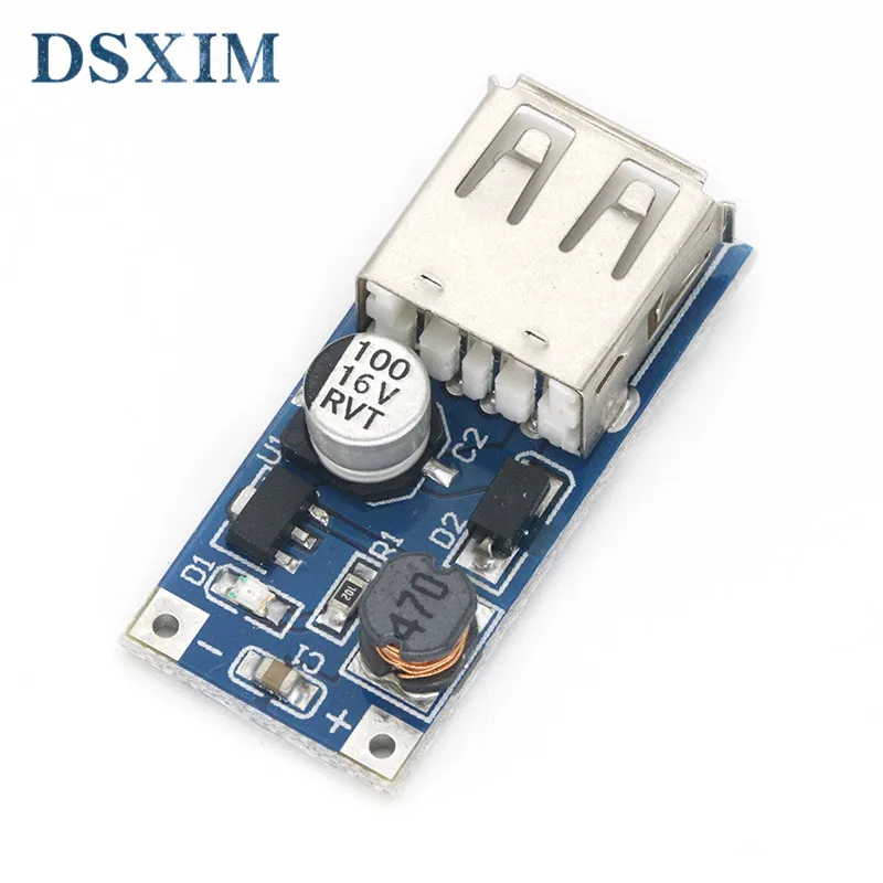 10Pcs/lot 0.9V-5V to 5V DC-DC USB Voltage Converter Step Up Booster Power Supply Module | Электронные компоненты и