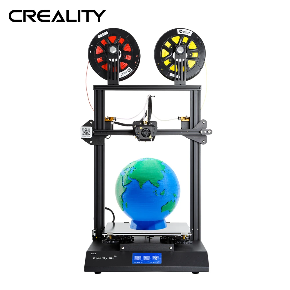 CREALITY 3D CR X Dual Hotend Kit 4 3 дюймовый сенсорный экран 3d принтер с 2 кг бесплатная нить PLA|3D