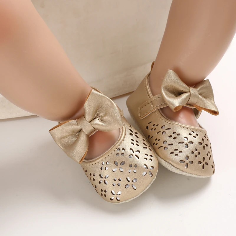 

Anti-slip Baby Shoes 0-18M Baby Newborn Toddler Girl Crib Shoes Lovely Floral Soft Sole Prewalkers New