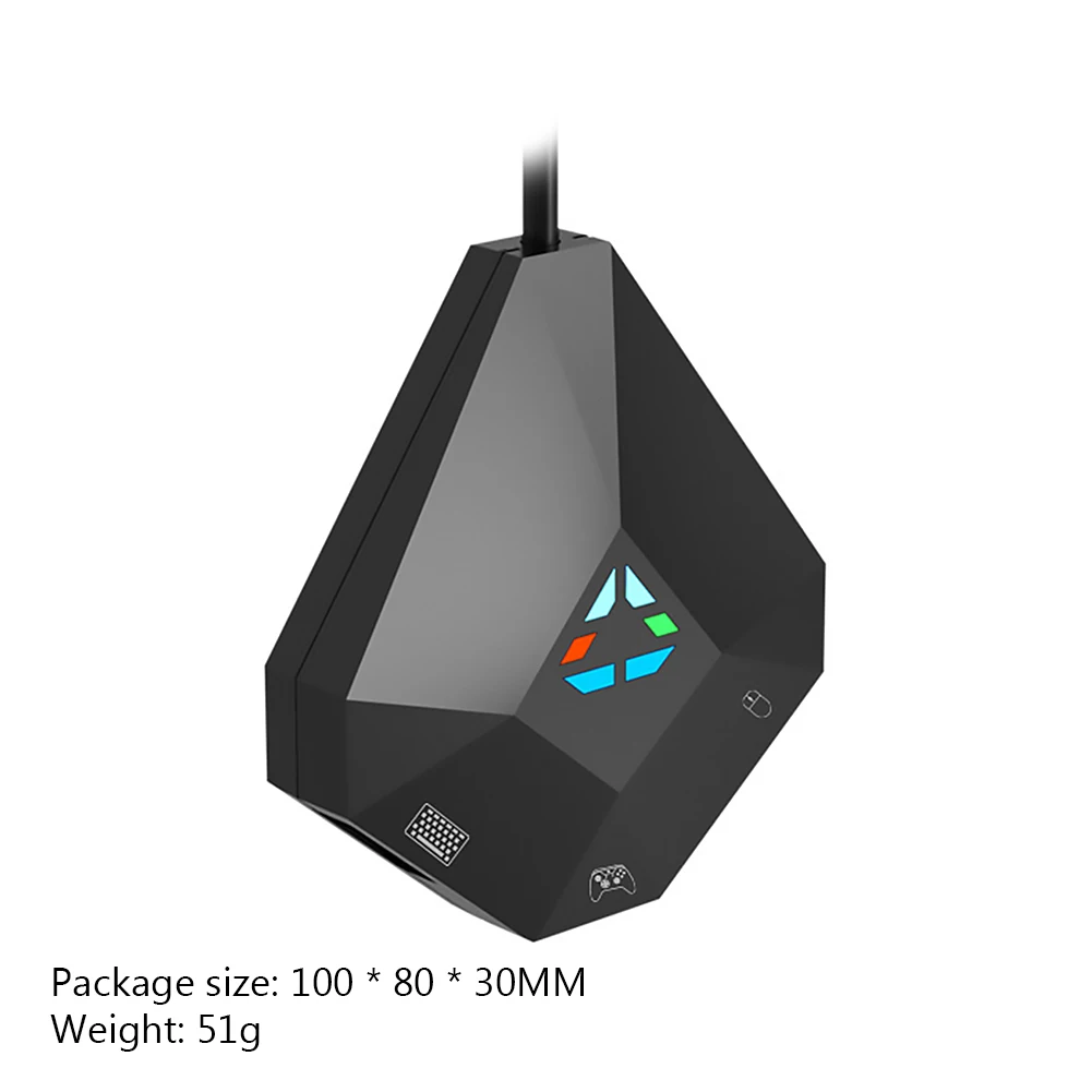 

Mouse Converter Environmental Protection and Durability Mobile Gamepad Controller Gaming Keyboard Adapter for PS4/PS3