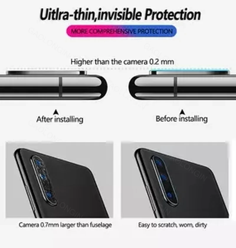 Protective Glass For Xiaomi Redmi Note 10 Pro Camera Protector Film For Xiaomi Redmi Note 10S 10Pro Note 10 Pro Max Lens Glass