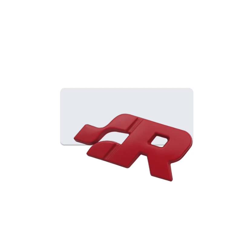 Автомобильная Наклейка металлическая эмблема для VW Volkswagen SR R32 R36 GOLF Polo Tiguan Jetta Passat