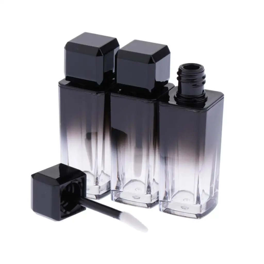 3 упаковки тюбиков для блеска губ 10 мл контейнер увеличения многоразовый