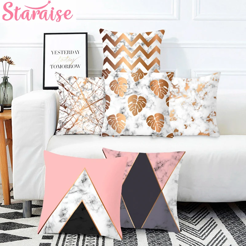 Staraise геометрический чехол для подушки с изображением ананаса декоративная