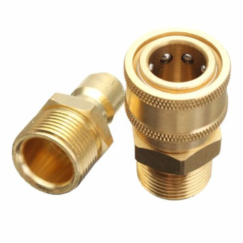 

For Pressure Washer M22 3/8\\\\\\\" Adapter Connector Coupling Household Replacement