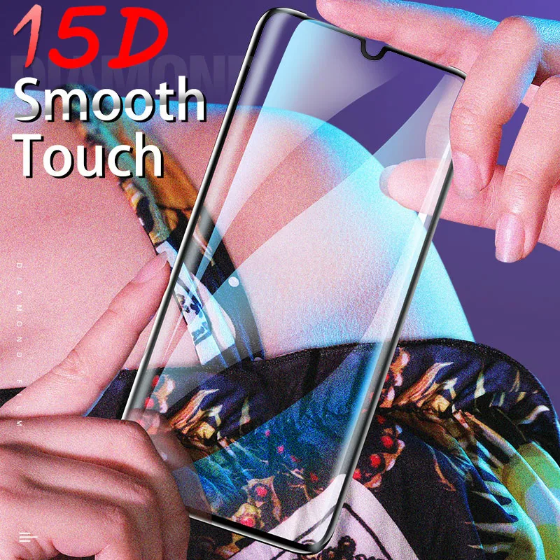 Защитное стекло 15D закаленное для Huawei P30 P10 P20 Lite Plus Mate 20 Pro P Smart 2019|Защитные стёкла и
