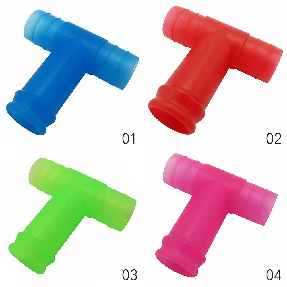 T Образная Трубка для питья пива двойная бутылка соединитель напитков вечеринок