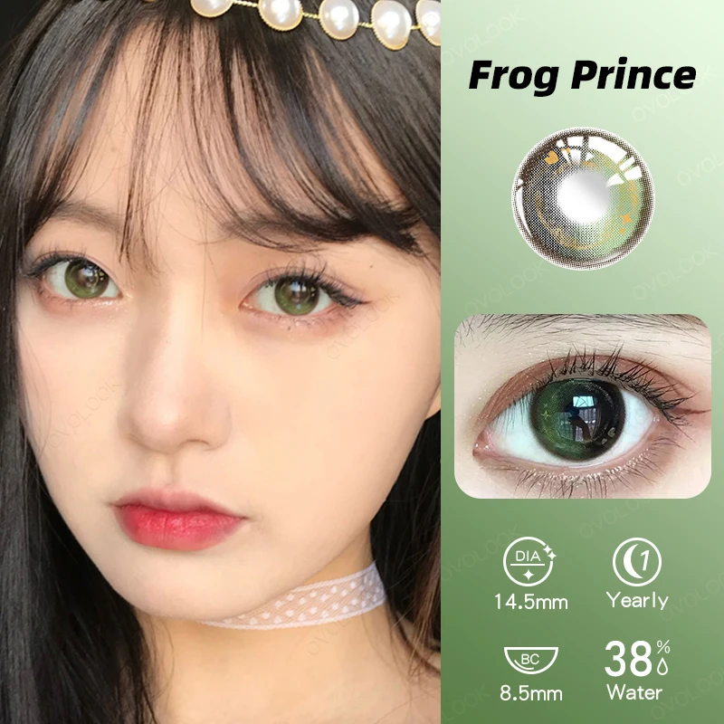 ovolook 1 pair2pcs lenses natural colored lenses for eyes vision correction fairy tale comestic prescription contact lenses free global shipping