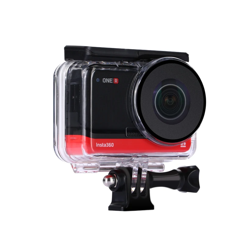 DUAL Lens 360 Mod Dive Case For Insta360 ONE R Waterproof Housing Box Protective shell Panoramic Camera | Электроника