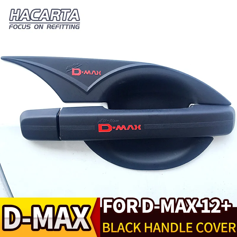 2012-2019 ISUZU D-MAX черной ручкой Крышка DMAX ручка хромированной отделкой дверная из