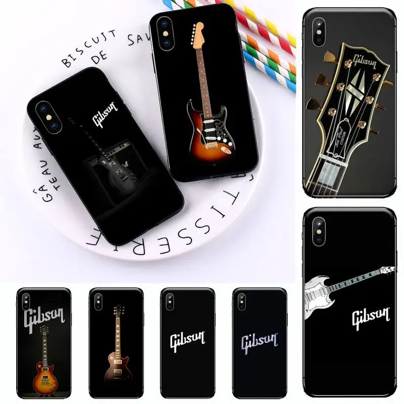 

Gibson Guitar Phone Case For iphone 12 11 13 7 8 6 s plus x xs xr pro max mini