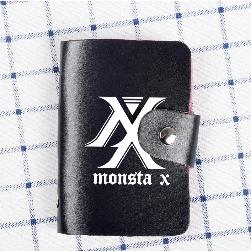 

New arrival MONSTA X wallet Cute student bank card package Korean card pocket business card holder