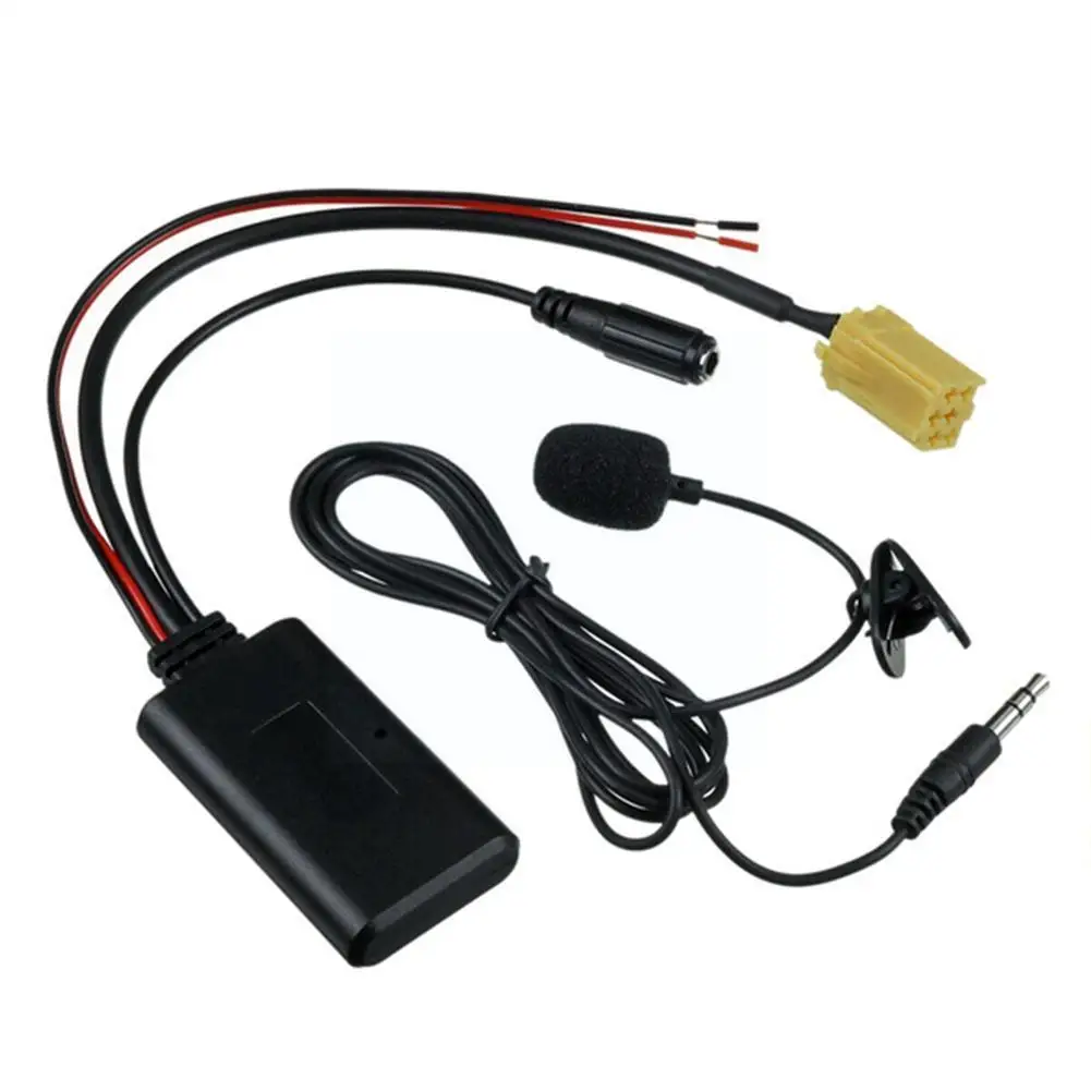 Автомобильный модуль Bluetooth 5 0 AUX-адаптер для интеллектуального разъема ISO Pins 451 MINI