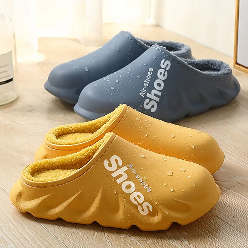 Водонепроницаемые хлопковые тапочки Mo Dou для мужчин и женщин уличная