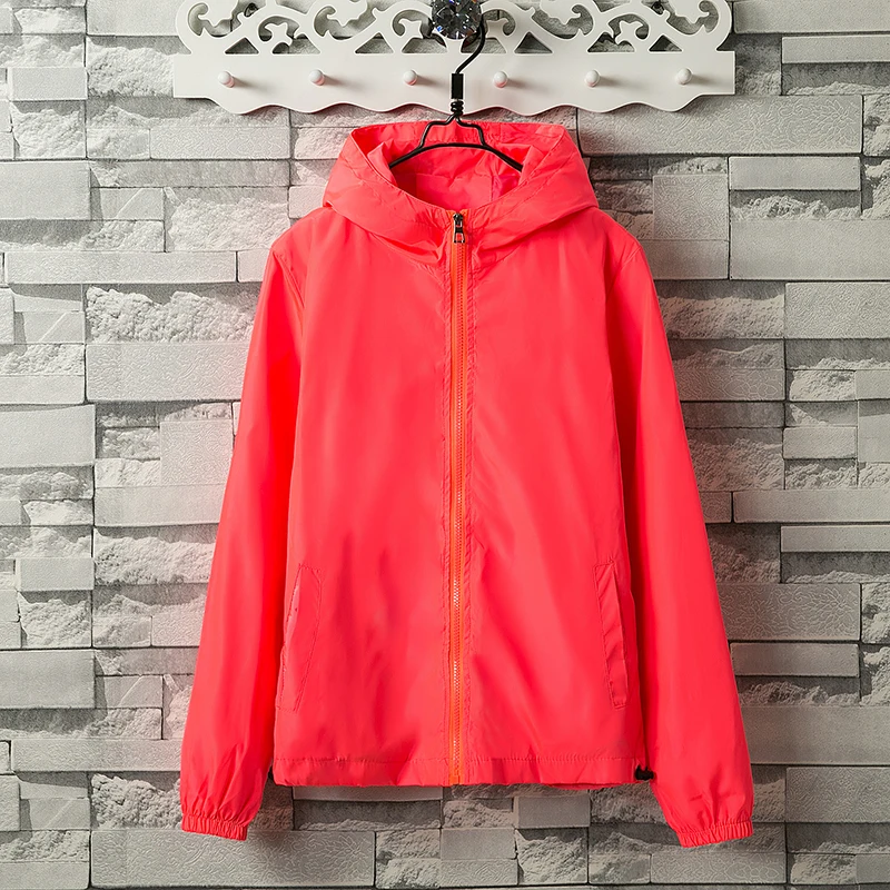 Женский ветрозащитный тренчкот с капюшоном свободный для улицы модель 2020