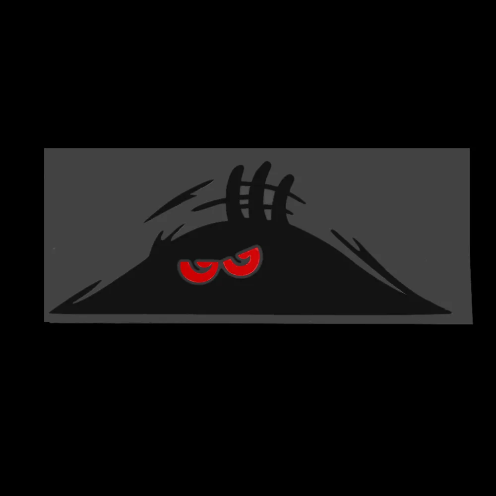 Новинка модные забавные красные глаза монстр глаз автомобильная наклейка