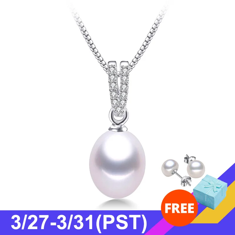 Женское Ожерелье из 100% натурального пресноводного жемчуга элегантные