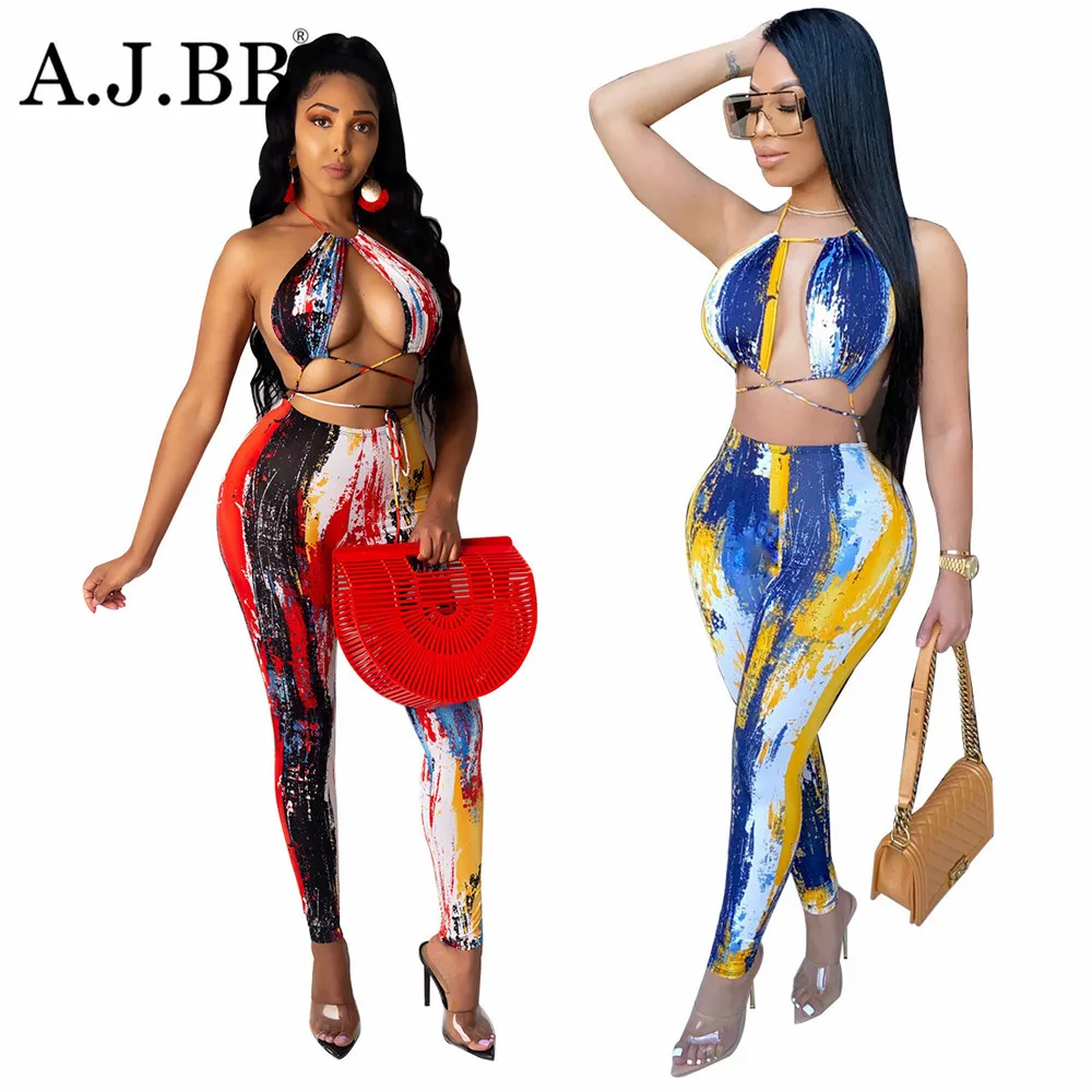 

Новый Привлекательный Повседневный Модный комплект из 2 предметов с принтом, узкий бюстгальтер без рукавов и длинная юбка, Женский комплект