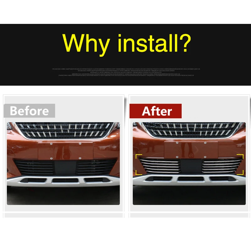 Автомобильная Передняя головка из нержавеющей стали гоночные решетки нижняя