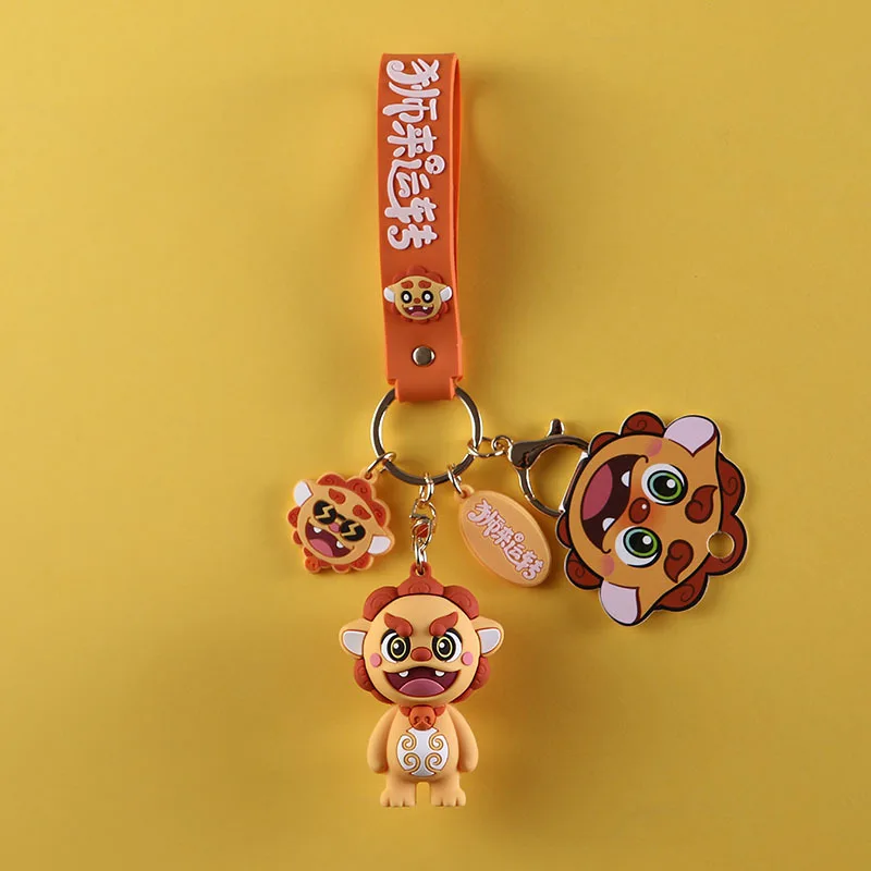

2020 Original Lion To Run Car Key Chain Accessories Lovely Practical Gift Key Chain Lucky Key Ring Bag Pendant