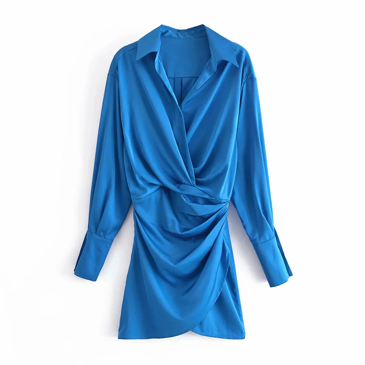 

Pleated waist shirt dress DLqz2342