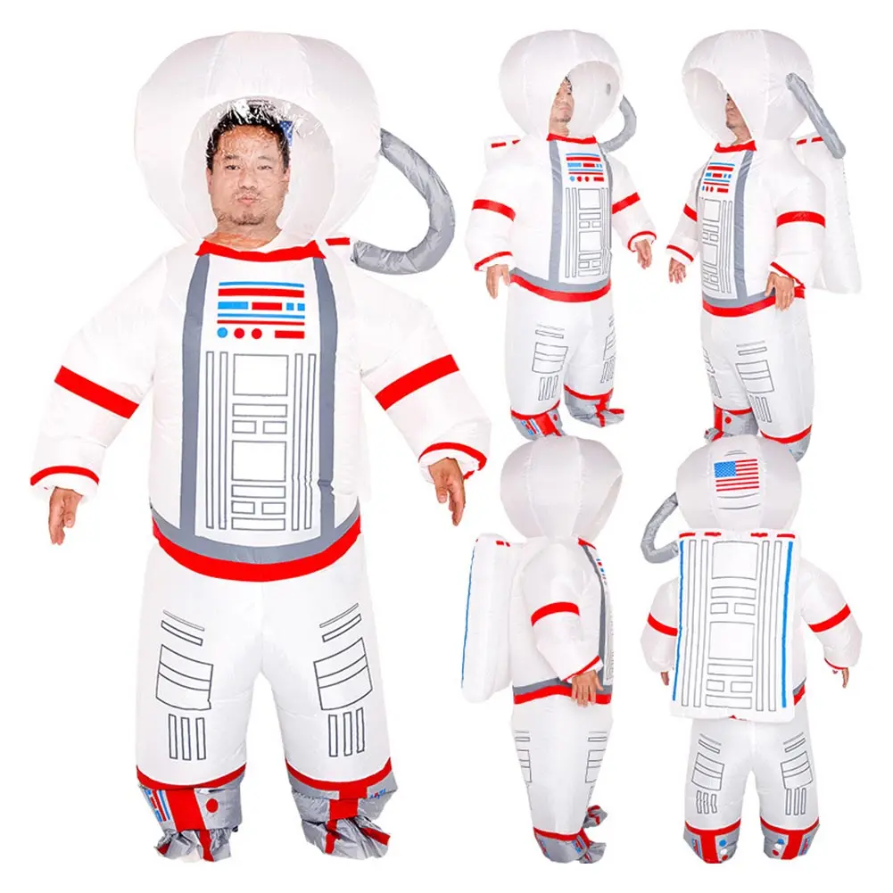 Взрослые костюмы для косплея астронавта надувные на Хэллоуин одежда вечеринки