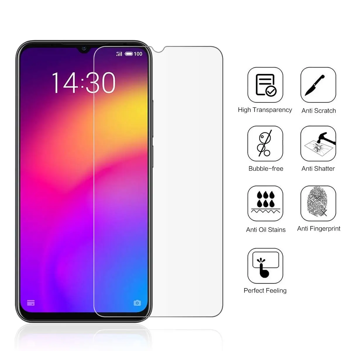 Защитная пленка для экрана Meizu M5S M5C M3 M15 M6T M6 Note Premium из закаленного стекла M6S