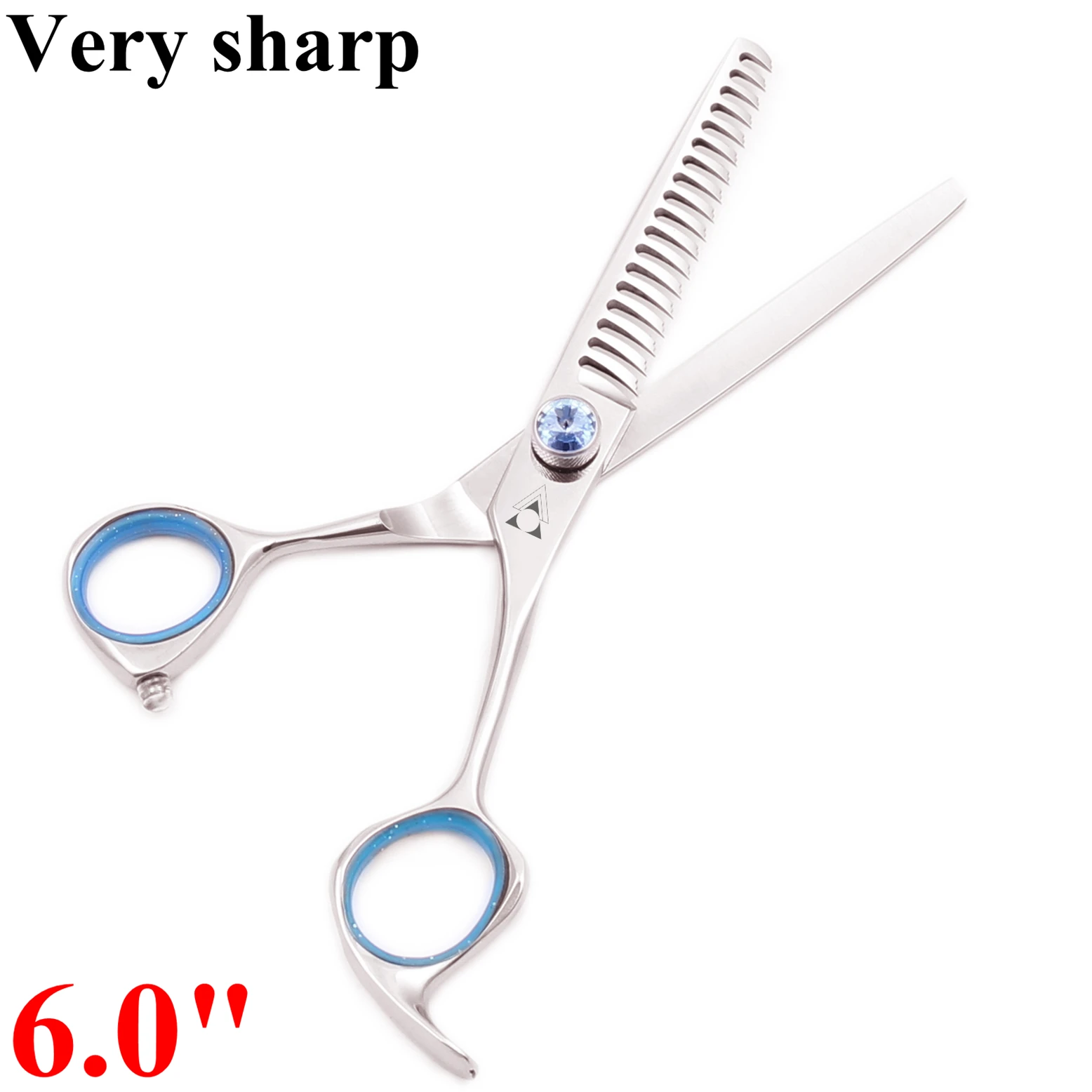 6.0 Hair Scissors Professional High Quality Barber Scissor 440C Japanese Steel Hairdressing Thinning 18 &quotW&quot Teeth 2009# | Красота и