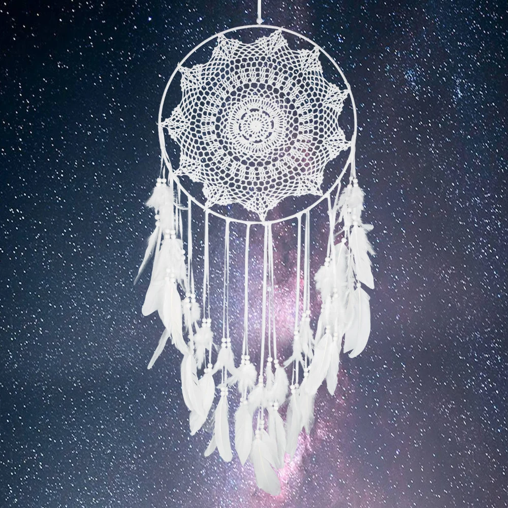 Большой Ловец снов украшение для детской комнаты скандинавский декор девочек