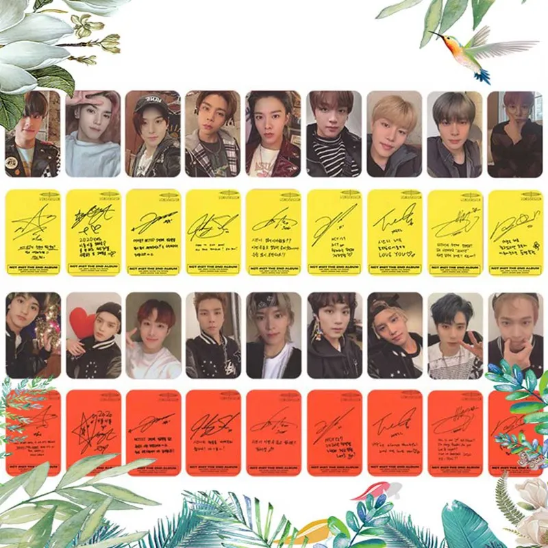 9 шт./компл. Kpop NCT 127 Neo Zone новый альбом Фотокарточка самодельные фотокарточки
