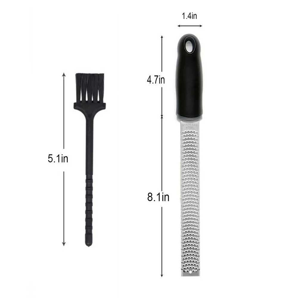 Stainless Steel Grater Multi-purpose Chocolate Hard Cheeses Nutmeg Spice Cheese Cinnamon Citrus Zests Ergonomic Handle | Дом и сад