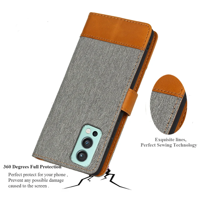 new phone leather cover for oneplus nord 2 case flip wallet etui book on one plus nord2 case magnetic card hoesje coque free global shipping