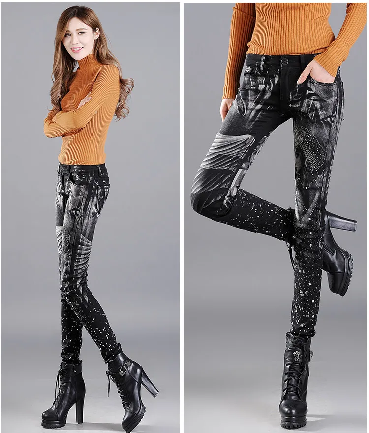 Женские джинсовые штаны карандаш стильные уличные джинсы со средней талией и