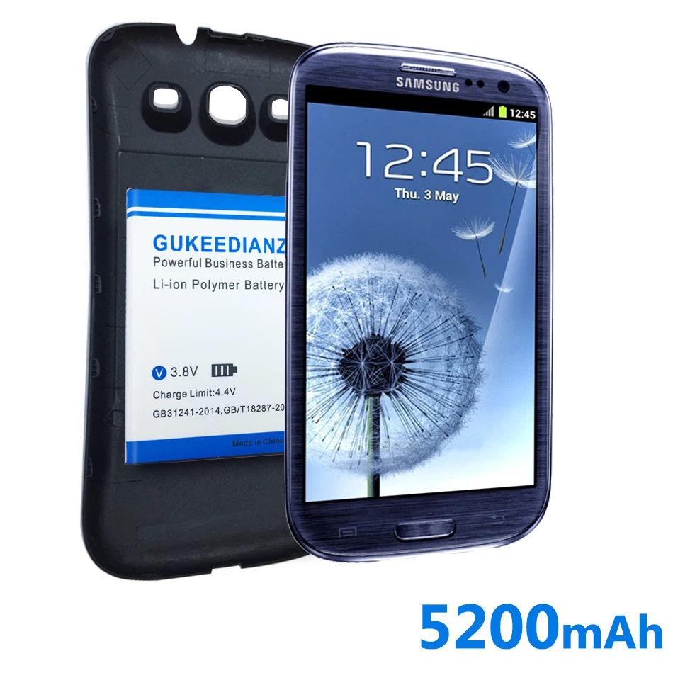 EB-L1G6LLU OEM высококачественный аккумулятор для мобильного телефона 5200mAh для samsung Galaxy S3 SIII i9300 S 3 III+ чехол для задней двери