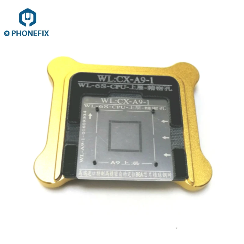 PHONEFIX BGA трафарет A9 CPU Оловянная сетка для пайки ремонтный инструмент iPhone 6S 6SP