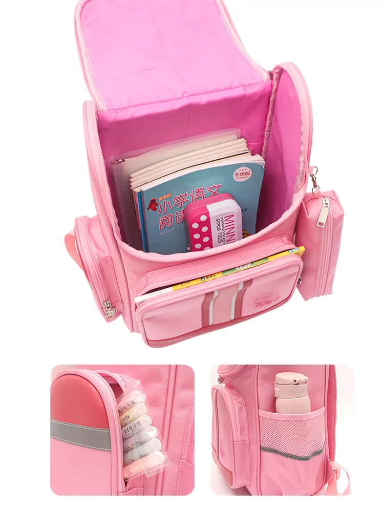 

2021 Waterproof Orthopedic Backpack Children School bags Kids Book Bag Children primay school Backpack Boys Girls bolsa infantil