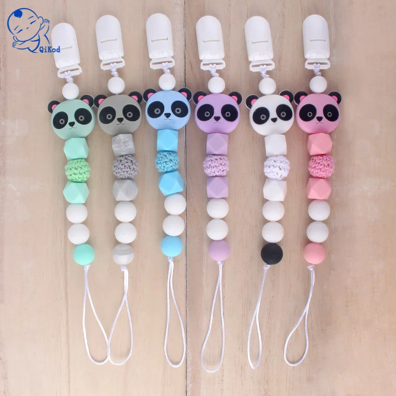 Силиконовая цепочка с мини-медведем 1 шт. в подарок на Детская игрушка для