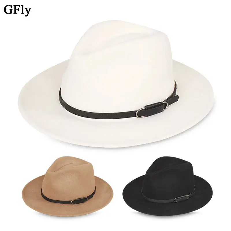 

Classic British Fedora Hat Men Women Imitation Woolen Winter Felt Hats Fashion Jazz Hat Chapeau Wholesale