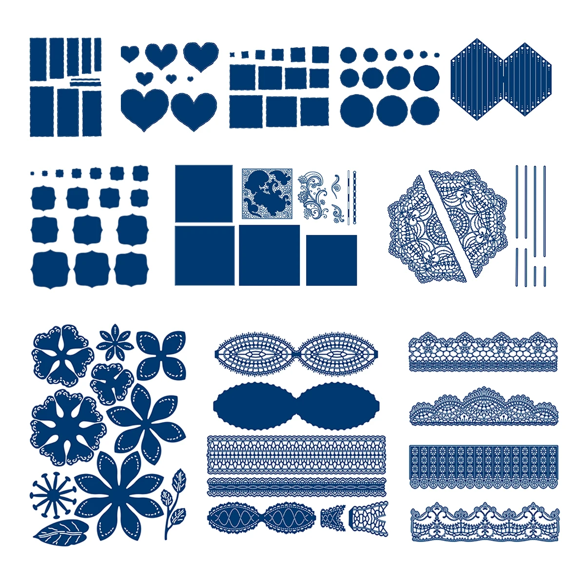Shapes Metal Cutting Dies Stamps Scrapbook Diary Secoration Embossing Template Diy Card 2021new