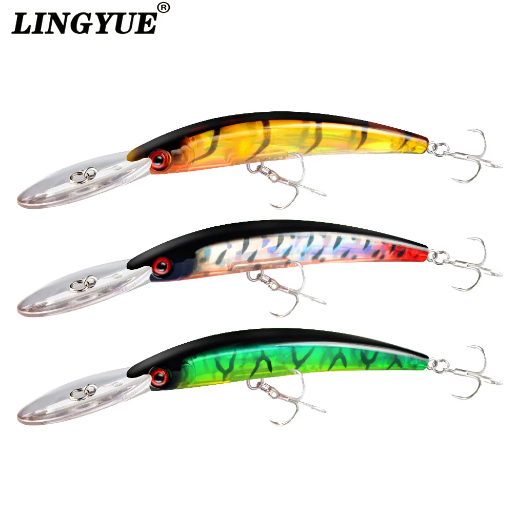 

1pcs 17cm 24g Wobbler Fishing Lure Big Crankbait Minnow Peche Bass Trolling Artificial Bait Pike Carp lures Peche Fishing tackle