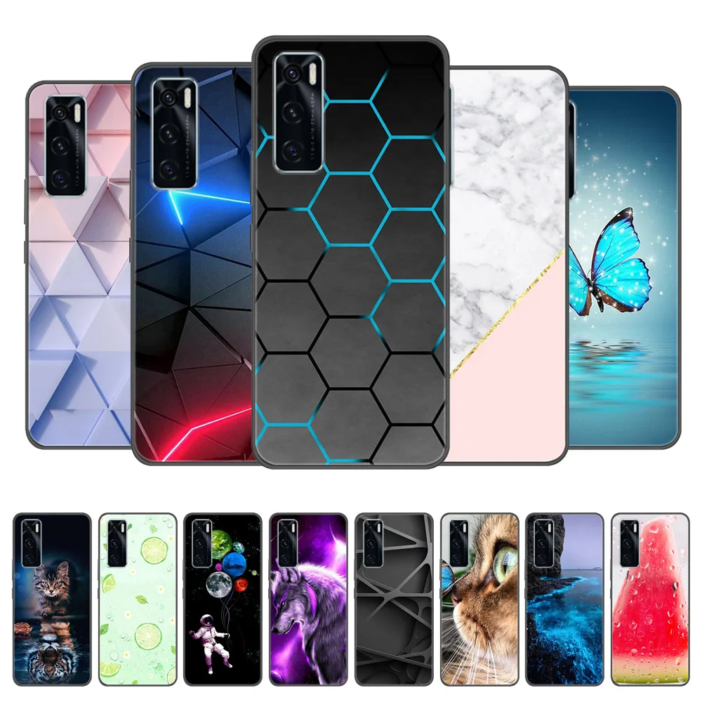 For Coque vivo Y70 Case Silicon Back Cover Phone Case For Vivo Y70 Cases VivoY70 Soft bumper Funda for Vivo Y 70 6.44 inch  Bag