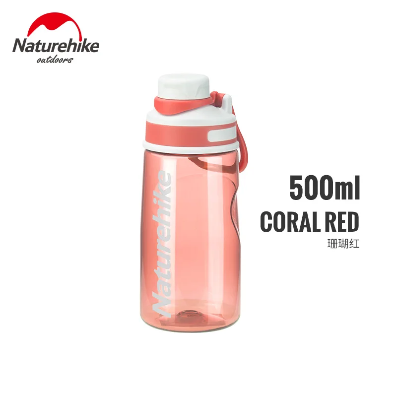 500ml orange Naturehike бутылка для воды 500 мл 700 мл пластиковая посуда для напитков Тур Спорт на открытом воздухе школа герметичная печать Тыква скалолазание бутылки для воды - Цвет: 500ml orange